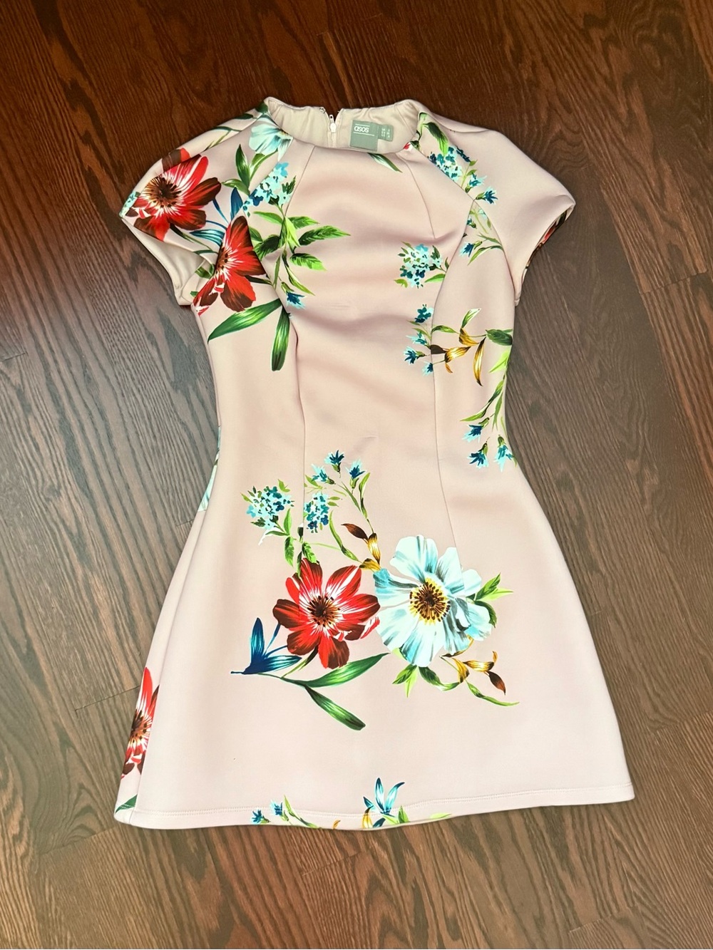 ASOS Pink Floral Mini Dress